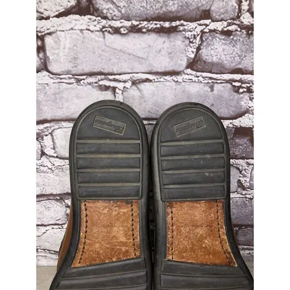 BRAGANO Cole Haan Brown Leather Kiltie Tassel Driving Loafers Men 10.5M US/44EU