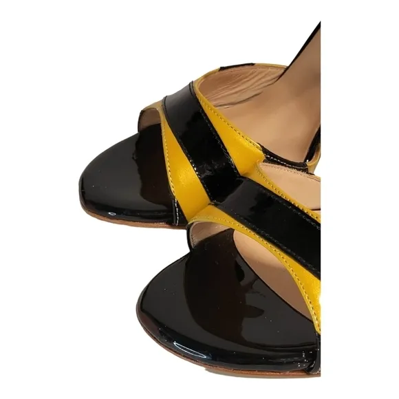 Brand New COMME IL FAUT Buenos Aires Patent Leather Sandals SZ 36