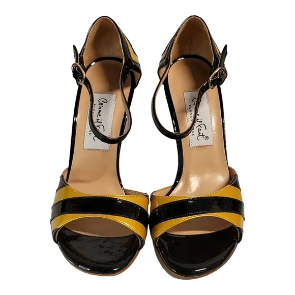 Brand New COMME IL FAUT Buenos Aires Patent Leather Sandals SZ 36