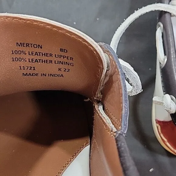 BRAND NEW RALPH LAUREN POLO MERTON LEATHER BOAT MEN'S SHOES