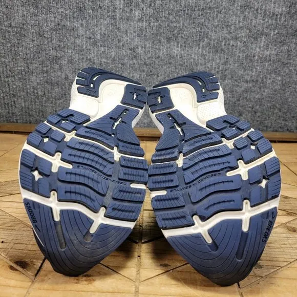 Brooks Ghost 14 Womens Size 7.5 Blue White Athletic Running Shoes Sneakers