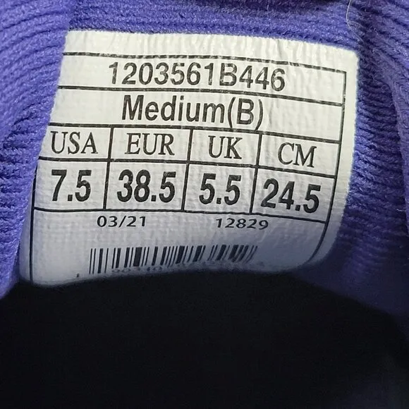Brooks Ghost 14 Womens Size 7.5 Blue White Athletic Running Shoes Sneakers