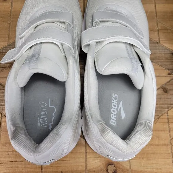 🔥Brooks Mens Addiction Walker 2 1103202E142 WhiteShoes Sneakers 12.5 2E WIDE