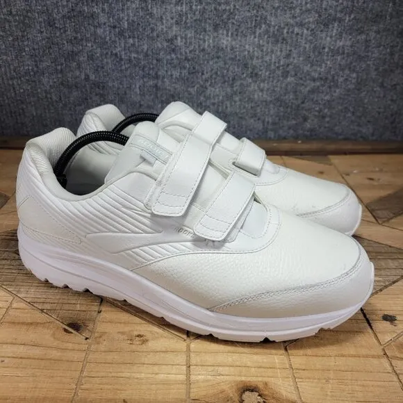 🔥Brooks Mens Addiction Walker 2 1103202E142 WhiteShoes Sneakers 12.5 2E WIDE