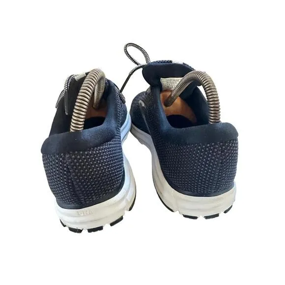 Brooks Revel 2 Sneakers Womans Size US 8.5 Black Knitted Upper White Sole
