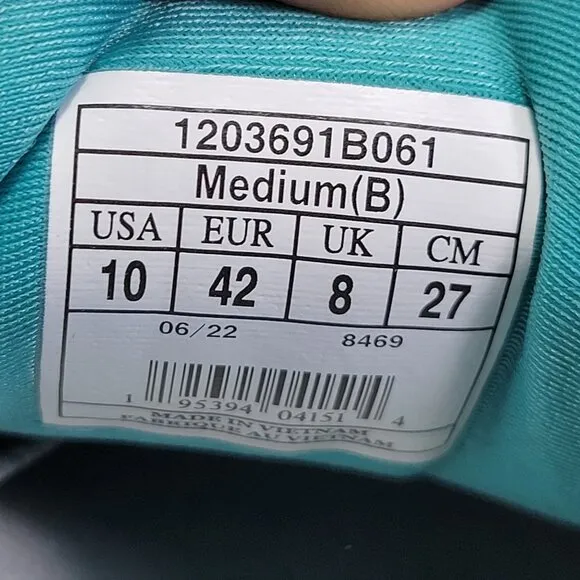 Brooks Womens Glycerin 20 1203691B061 Gray Blue Running Shoes Sneakers Size 10 B