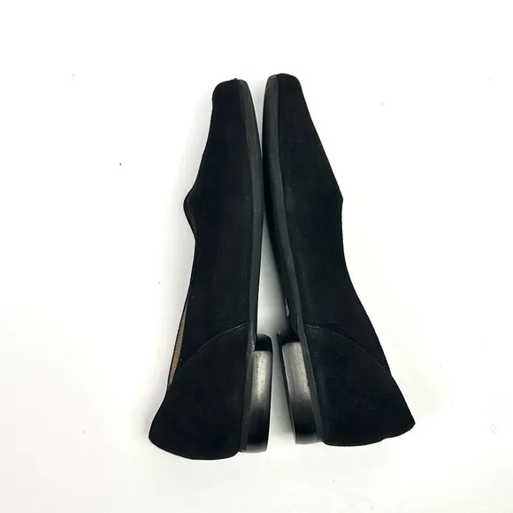 Bruno Magli Black Suede Ballet Flats size 36 US 6 Excellent