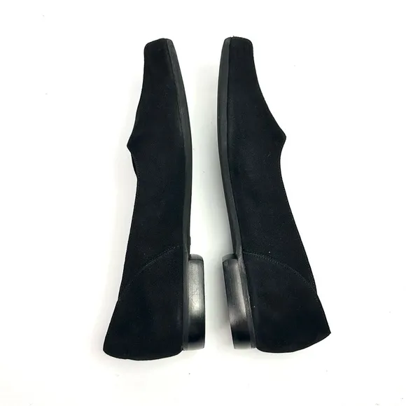 Bruno Magli Black Suede Ballet Flats size 36 US 6 Excellent
