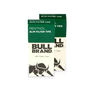 Bull Brand Extra Slim Menthol Tips - Pop Out Box
