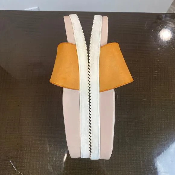 Buscemi Slide Scratch Leather Sandals Women's 39 US 9