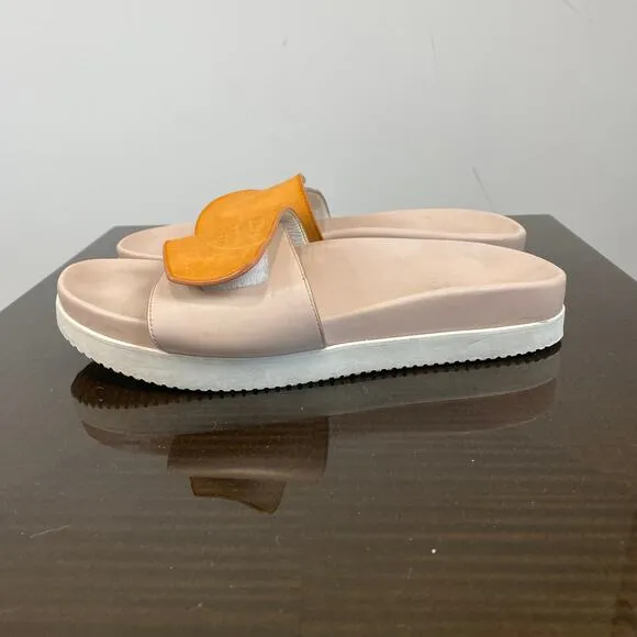 Buscemi Slide Scratch Leather Sandals Women's 39 US 9