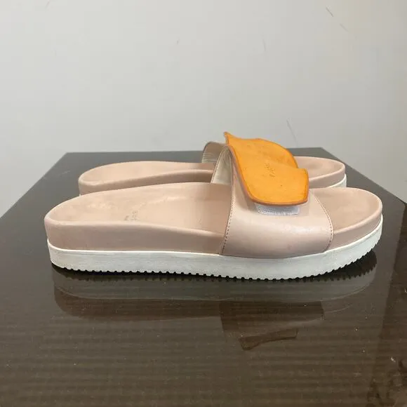 Buscemi Slide Scratch Leather Sandals Women's 39 US 9