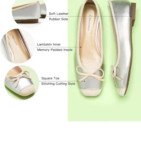 C. Paravano ballst flats size 6 1/2