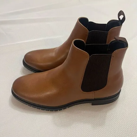 Call It Spring Leon Chelsea Brown Boots Size 8