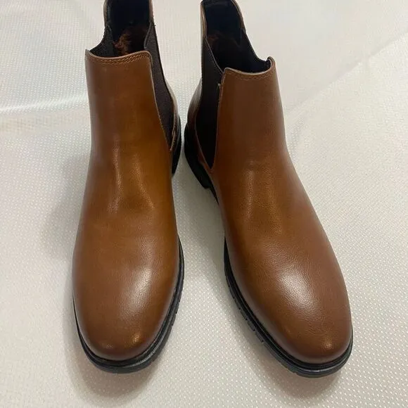 Call It Spring Leon Chelsea Brown Boots Size 8