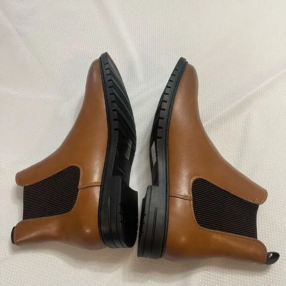 Call It Spring Leon Chelsea Brown Boots Size 8