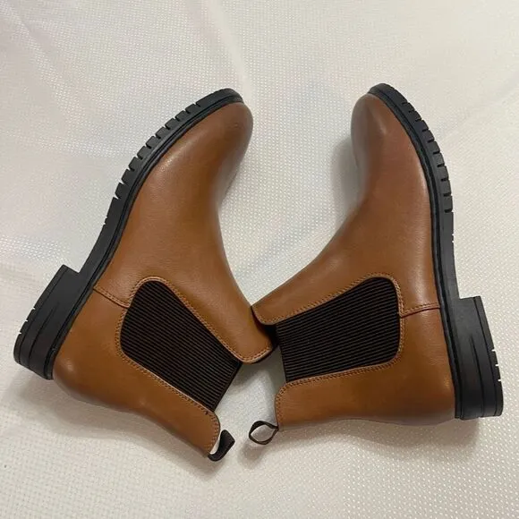 Call It Spring Leon Chelsea Brown Boots Size 8