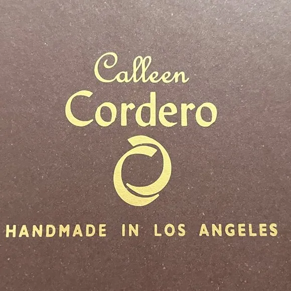 Calleen Cordero sandals, rich dark chocolate leather, chunky heel, size 7.