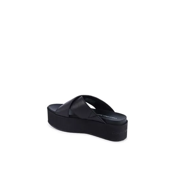 Calvin Klein Womens Sandal Black YW0YW013490GT