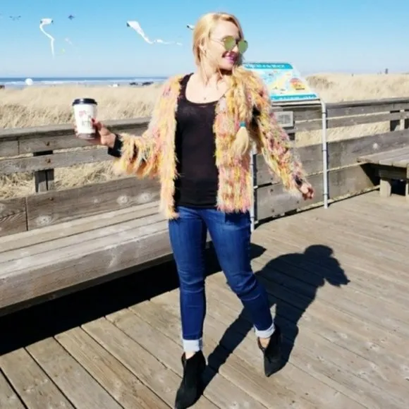 CANDY SHAG CARDIGAN