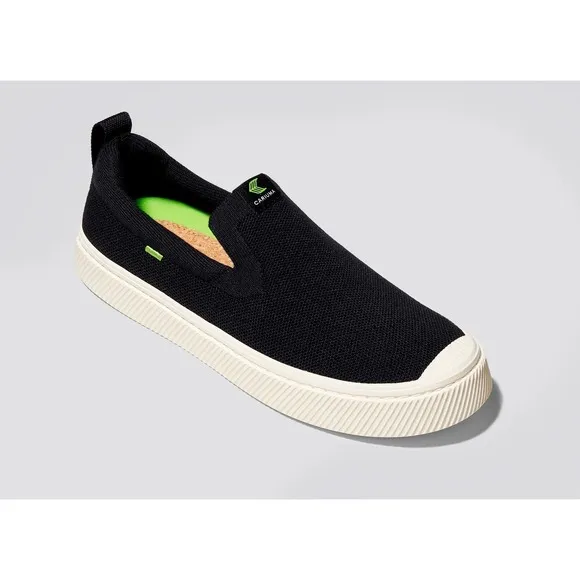 Cariuma Women's Black Knit Sneakers, Black, Size 8 (No Box)