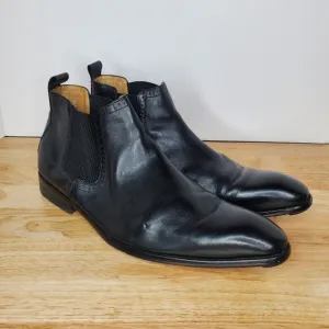 Carrucci Hand Burnished Chelsea Boots Mens Size 13 Black