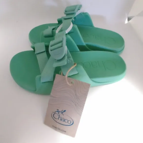 Chaco K's Chills Kids Jade Green Size 2 Sandals