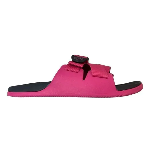 Chaco Womens Chillos Slide Sandal- Magenta Pink Size 8