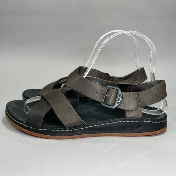 Chaco Women's Size 7 Tornado Brown Leather Sandals Sandals