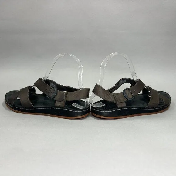 Chaco Women's Size 7 Tornado Brown Leather Sandals Sandals