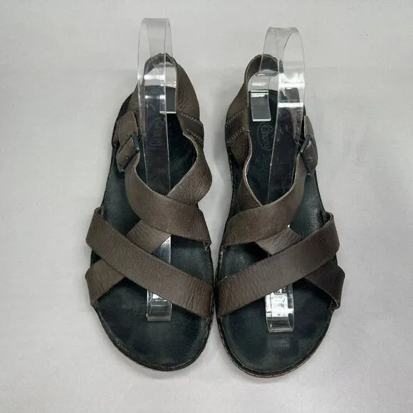 Chaco Women's Size 7 Tornado Brown Leather Sandals Sandals