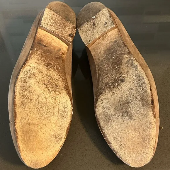 Chanel Women's Brown Suede Flats