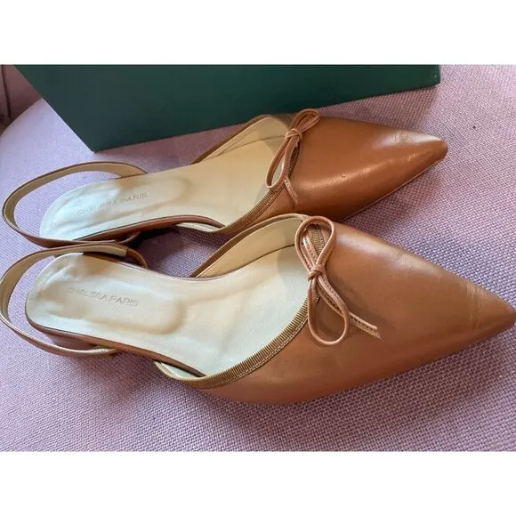 Chelsea Paris Yona Flats in Nutshell 39 with box Womens Low Heel