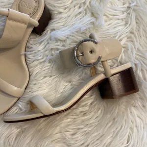 CHLOE Sandals size 7.5 excellent condition please see all photos leather soft