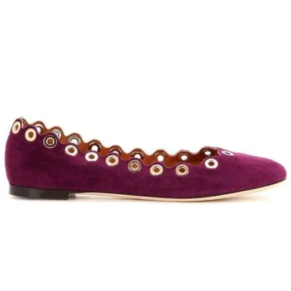Chloe Suede Flats