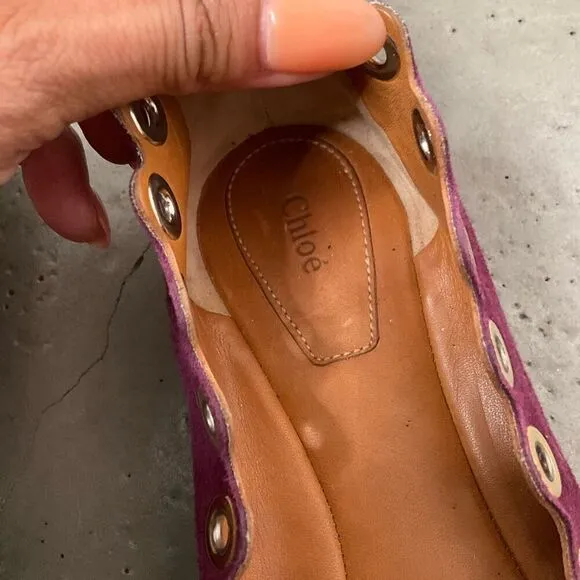 Chloe Suede Flats