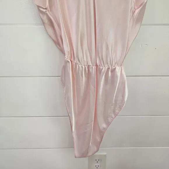 Cira by TOM BEZDUDA Vintage pink teddy lingerie sz Small