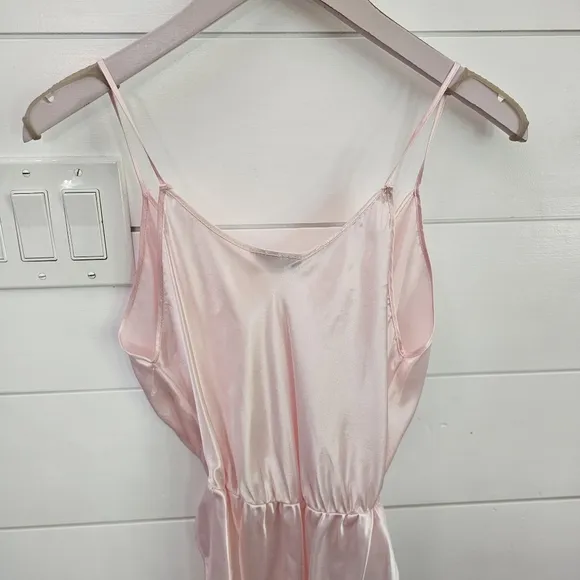 Cira by TOM BEZDUDA Vintage pink teddy lingerie sz Small