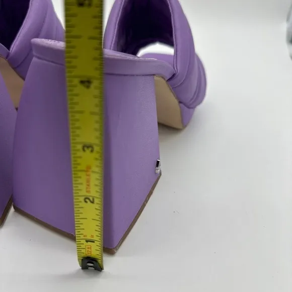 Circus Sam Edelman Womens Platform Shoes Slide Sandals Marlie Chunky Purple 8.5