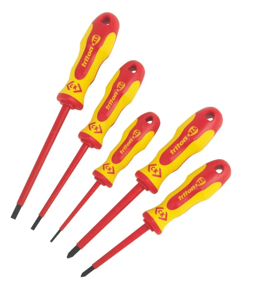 C.K Triton XLS Mixed  Electrical Insulated Screwdriver Set 5 Pcs