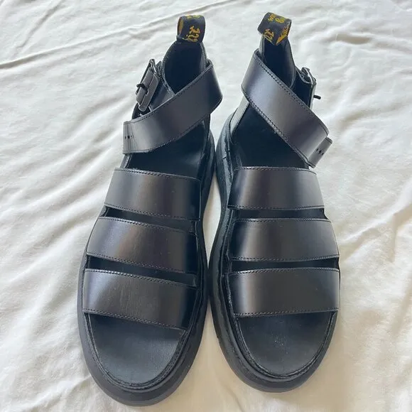 CLARISSA II WOMEN'S LEATHER STRAP SANDALS NWOT size 42 EU/Women's 10 US