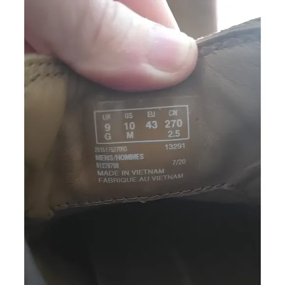 Clarks Banning Limit Brown Leather Slip On Chelsea Ankle Boots Men's Size 10M