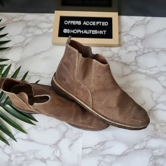 Clarks Chelsea Suede Boots