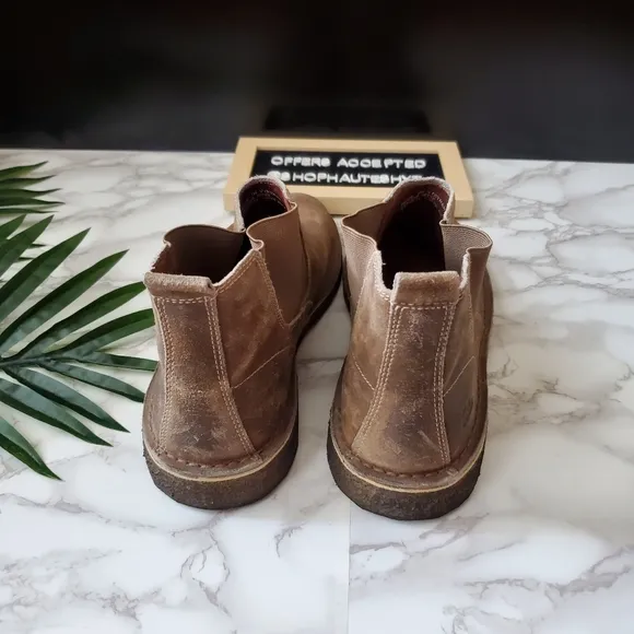 Clarks Chelsea Suede Boots