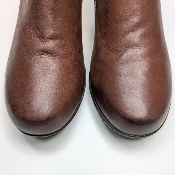Clarks Collection ankle boots Valarie 2 Ashly brown dark tan size 7.5