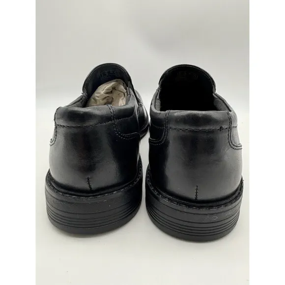 Clarks Men's Bolton Free Black Leather Slip On Size 10