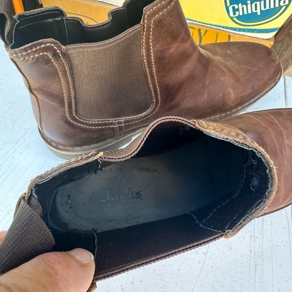 Clark's Men's Brown Chelsea Boots