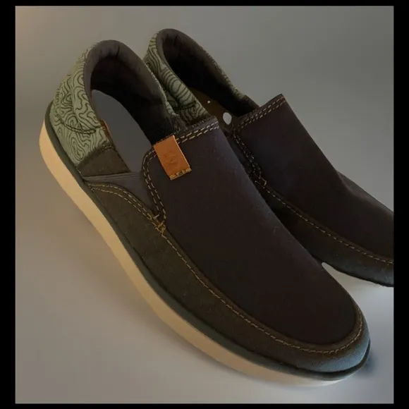 Clarks Men's Cantal Easy Navy Combi Vacation laid back summer loafers Sz11