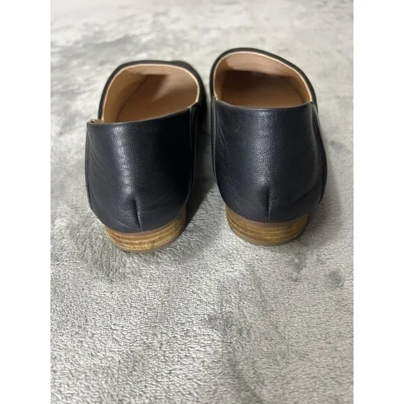 Clarks Women’s Size 9 Black Leather Suede Pure Tone Loafers Flats Classic Comfy