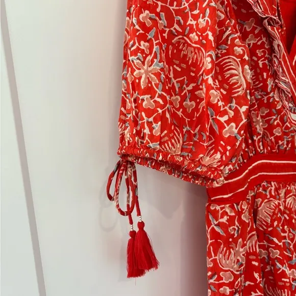 Cleobella Bohemian Ruffle Blair Mini Dress